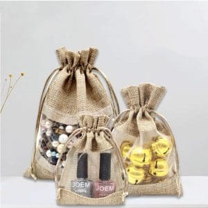 Organza Linen Pouch Party Gift Bag Organza Bag Drawstring Pouch Gift Jewelry Custom-Softpouches